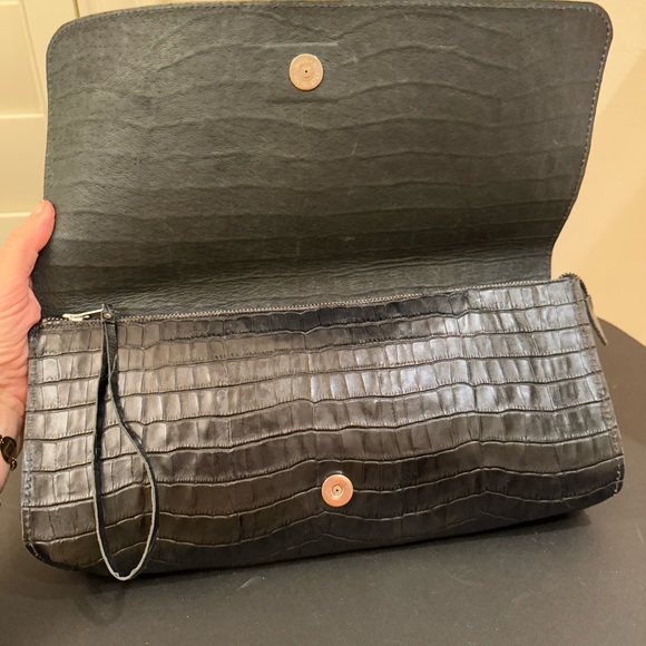 J Birnbaum black clutch - Picture 3 of 5